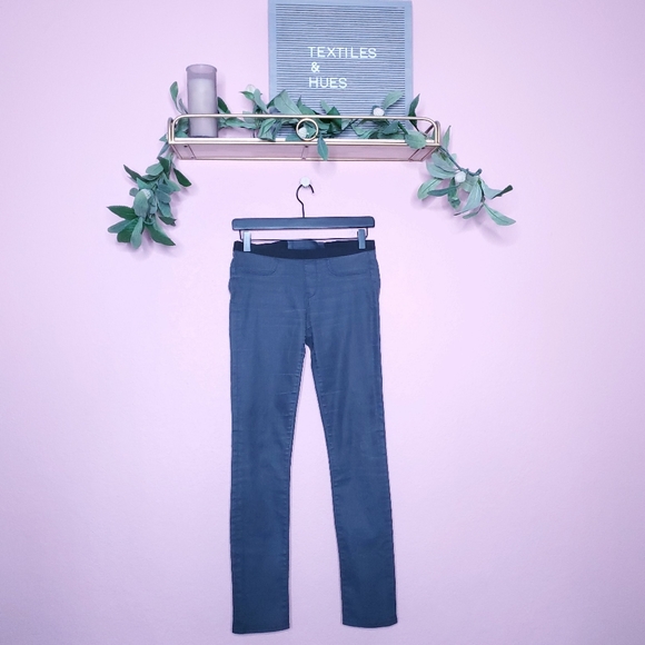 Helmut Lang Coated Sheen Pull on Skinny Pants - Picture 4 of 15